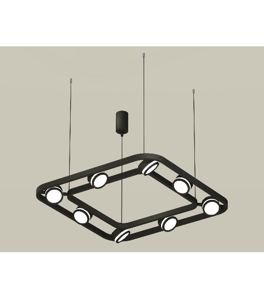 Светильник Ambrella light XB9182150/8 SBK/FR черный песок/белый матовый GX53 (C9182, N8415)
