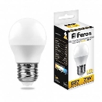 Лампа светодиодная Feron LB-95 7W 230V E27 2700K G45, фото3