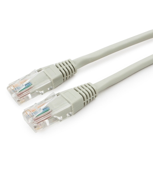 Патч-корд медный UTP Cablexpert PP10-3M cat.5e, 3м, литой, многожильный, серый