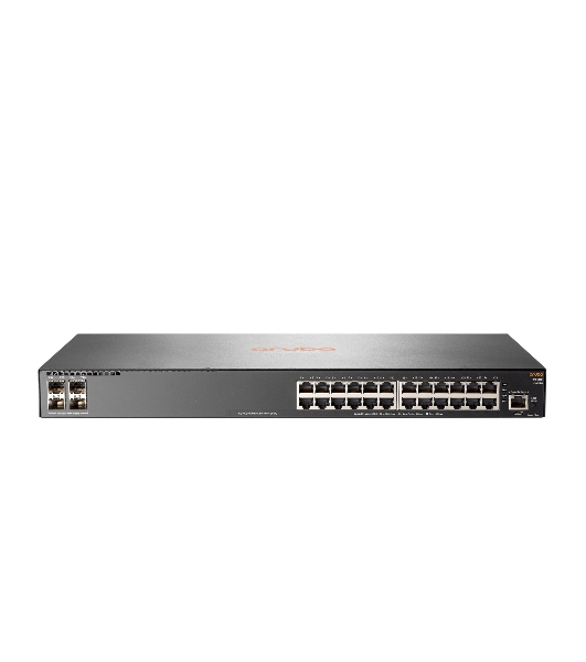 Коммутатор HPE Aruba 2930F 24G 4SFP+, 24×1 Гбит/с + 4×10 Гбит/с SFP+, управляемый