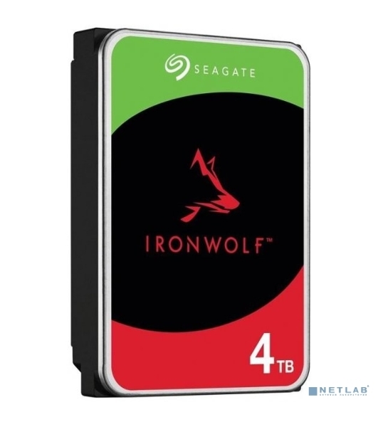 Жесткий диск Seagate 4Tb Ironwolf (ST4000VN006) SATA 6.0Gb/s, 5400 rpm, 256mb buffer, 3.5', для NAS