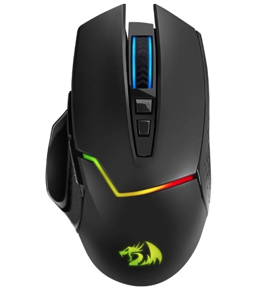 Мышь беспроводная Redragon Mirage Pro черный, 8000 dpi, радиоканал, USB, кнопки - 9