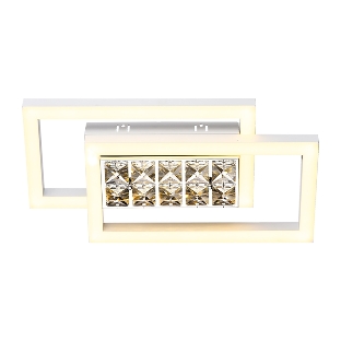 Настенно-потолочный светодиодный светильник Ambrella light FA107 WH белый 15W 3000K 380*200*85 (Без ПДУ)