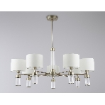 Люстра Ambrella light LH71303/7 CGD/WH золото/белый E14/7 max 40W D860*740, фото4