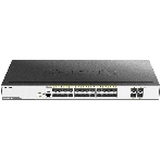 Коммутатор D-Link DGS-3000-28XS/B1A, 24×1 Гбит/с SFP + 4×10 Гбит/с SFP+, управляемый, фото4