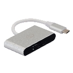Кард-ридер Digma CR-С2501-S/серебристый/SD/TF/micro-SD/USB Type-C/алюминий, фото10