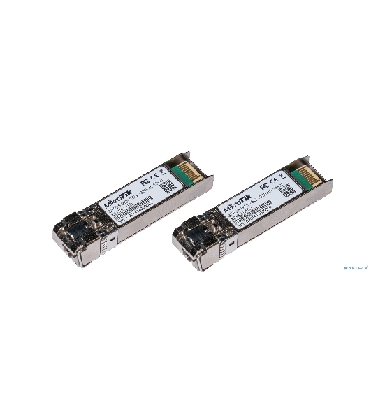 Комплект из двух SFP+ модулей Mikrotik XS+2733LC15D SFP/SFP+/SFP28 modules 1/10/25G 15km 1270nm + 1330nm