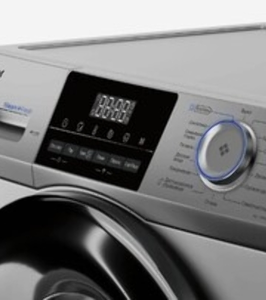 Стиральная машина Haier HW80-BP12929SE серебристый, загрузка фронтальная 8 кг, 1200 об/мин, класс A+++