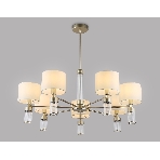 Люстра Ambrella light LH71303/7 CGD/WH золото/белый E14/7 max 40W D860*740, фото3