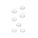 Насадка для корпуса светильника N6252 FR белый матовый D60*H53mm Out40mm MR16, фото13