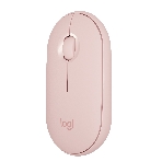 Мышь беспроводная Logitech Pebble M350 розовый, 1000 dpi, радиоканал, Bluetooth, USB, кнопки - 3, фото23