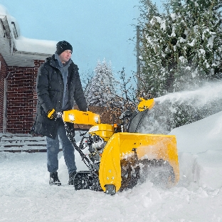Бензиновая снегоуборочная машина SBL 711DT PRO, 420cc, гусеницы, эл.старт, блок. дифф. Denzel