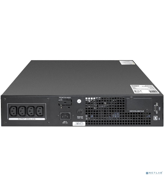 Источник бесперебойного питания On-line ExeGate EP285646RUS PowerExpert ULS-1000.LCD.AVR.C13.USB.RS232.SNMP.2U 1000VA/1000W, On-Line, PF=1, LCD, 4*IEC-C13, RS232, USB, SNMP-slot, Rackmount 2U/Tower, черный