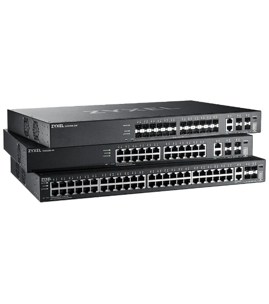Коммутатор L3 Access Zyxel NebulaFlex Pro XGS2220-54, rack 19', 48xRJ-45: 1G, 2xRJ-45: 1/2.5/5/10G, 4xSFP+