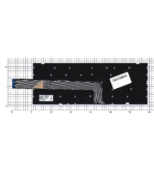Клавиатура для ноутбука Lenovo Flex 3 CB-11 черная