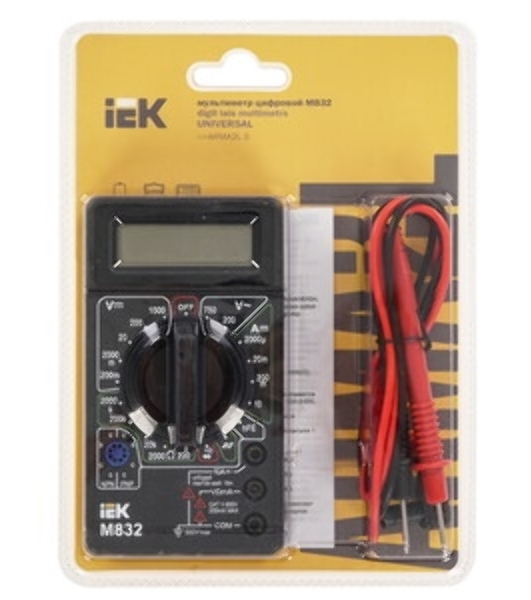 Мультиметр IEK TMD-2S-832 цифровой Universal M832