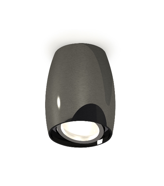 Светильник Ambrella Light XS1123001 DCH/PSL черный хром/серебро полированное MR16 GU5.3 (C1123, N7003)