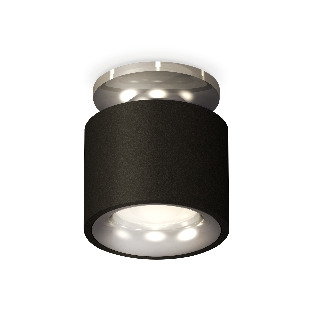Светильник Ambrella Light XS7511081 SBK/PSL черный песок/серебро полированное MR16 GU5.3 (N7927, C7511, N7012)