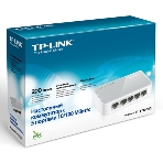 Коммутатор TP-Link SOHO TL-SF1005D Коммутатор 5-port 10/100M mini Desktop Switch, 5 10/100M RJ45 ports, Plastic case, фото2