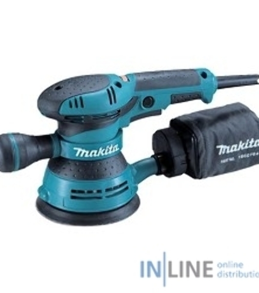 Эксцентриковая шлифовальная машина Makita BO5041 ЭШМ,300Вт,ф125мм,4000-12000об\м,ампл-2.8мм,1.4кг,кор,п\сборник,доп.рукоятка