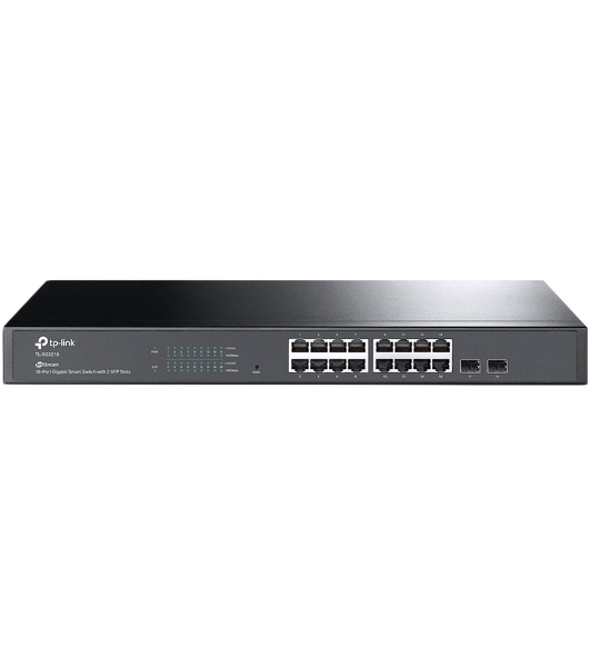 Коммутатор TP-Link Jetstream 16-port gigabit smart switch with 2-gigabit uplink ports