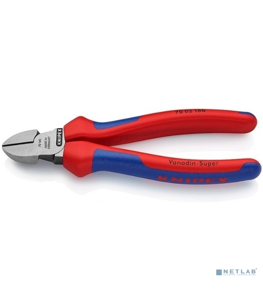 Бокорезы Knipex 7002160160 мм диагональные, ручки с двухцветными многокомпонентными чехлами
