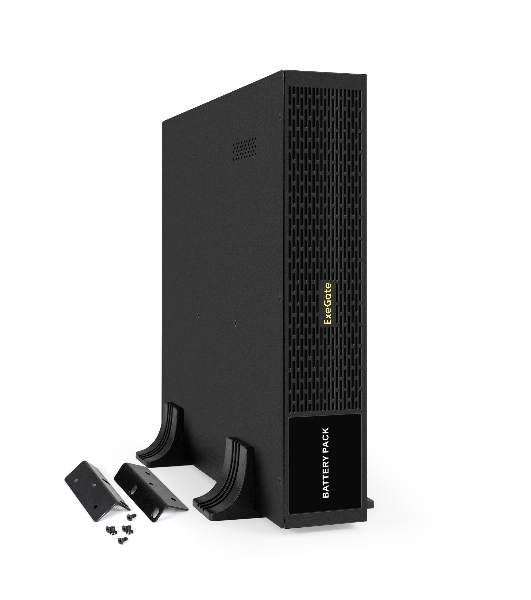 Батарейный блок ExeGate PowerExpert BX-2U5000.48V.8S7Ah для UHB-5000 (батареи 12V 7.2Ah - 8шт, Rackmount 2U/Tower, металлический корпус, черный)