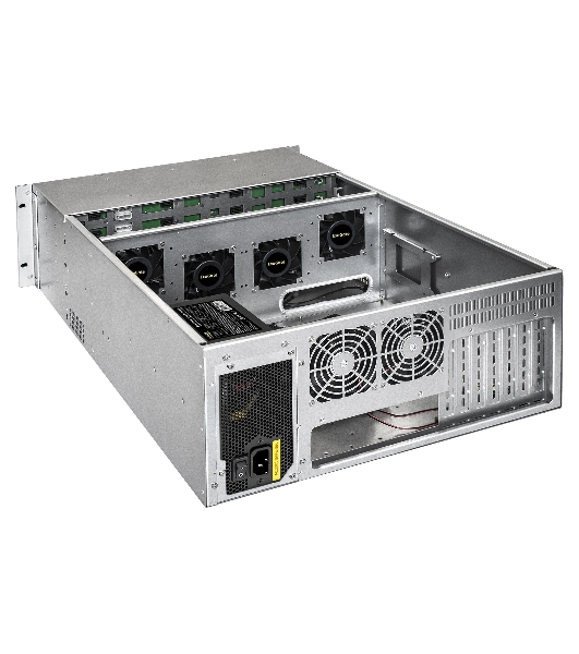 Серверный корпус ExeGate Pro 4U660-HS24 (RM 19', высота 4U, глубина 660, БП 800PAS, 24xHotSwap, USB)