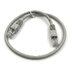 Патч-корд Buro cat.5e molded 0.5м серый RJ-45 (m)-RJ-45 (m), фото 1