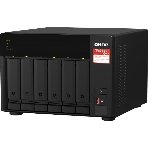 Сетевое хранилище без дисков SMB QNAP TVS-675-8G NAS, 6-tray w/o HDD, 2xM.2 SSD Slot, 1xHDMI-port. CPU 8-сore 64-bit x86 KX-U6580 2.5 GHz, 8GB DDR4 (1 x 8GB) up to 64GB (2 x 32GB), 2x 2.5 Gigabit LAN, фото2