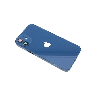 Задняя крышка (корпус) в сборе с рамкой для Apple iPhone 12 Mini синяя