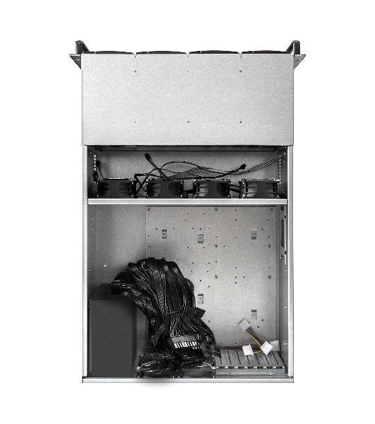 Серверный корпус ExeGate Pro 4U660-HS24 (RM 19', высота 4U, глубина 660, БП 800PAS, 24xHotSwap, USB)