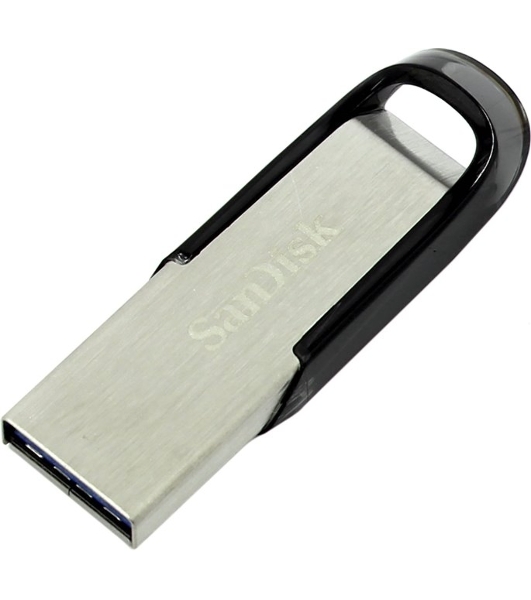 Флешка USB Sandisk 64Gb Cruzer Ultra Flair SDCZ73-064G-G46 USB 3.0 серебристый/черный