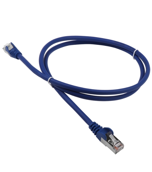 Патч-корд Lanmaster LSZH FTP кат.5e, 1.0 м, синий
