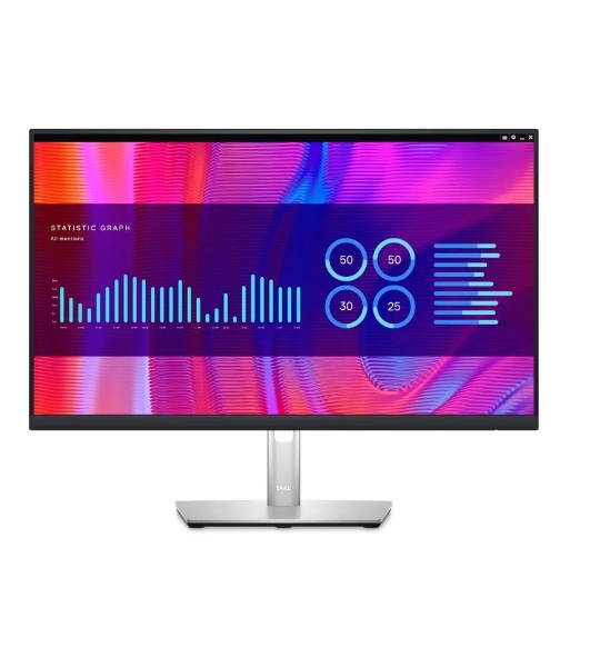 Монитор 23.8' Dell P2423DE IPS 2560x1440, 60 Гц, 5 мс, 16:9, 300 кд/м², HDMI 1.4, DP 1.2, USB-C (90 Вт), 4xUSB 3.0, Ethernet (1 Gbит), 3.5 Jack, черный/серебристый