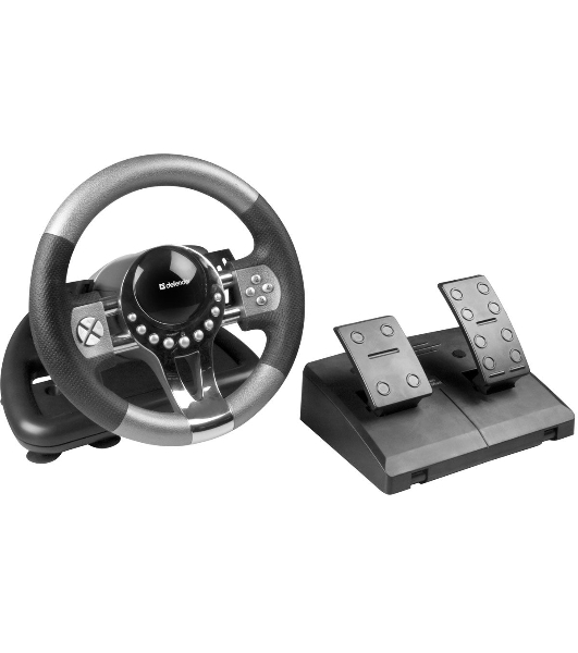 Игровой руль Defender FORSAGE 12 кн+2перекл.+1перекл. 8-ми позиц., USB