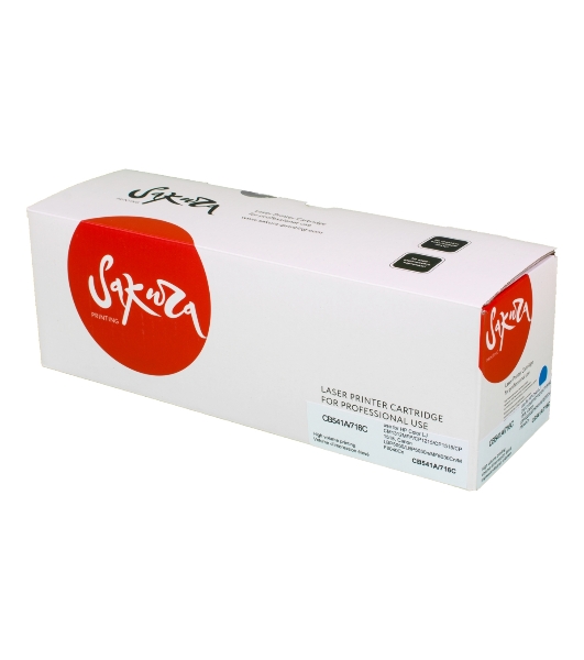 Картридж лазерный Sakura CB541A/716C для HP Color LJ CM1312MFP/CP1215/CP1515/CP1518, Canon LBP5050, LBP5050n, MF8030Cn, MF8040Cn, MF8050Cn, MF8080Cw 1980B002 синий, 1500 к.