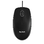 Мышь проводная Logitech B100 черный, 1000 dpi, USB, кнопки - 3, фото26