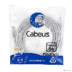 Шнур коммутационный Cabeus, Cat.5e, неэкр., U/UTP, RJ45/RJ45, LSZH, AWG24 15м, серый, фото2