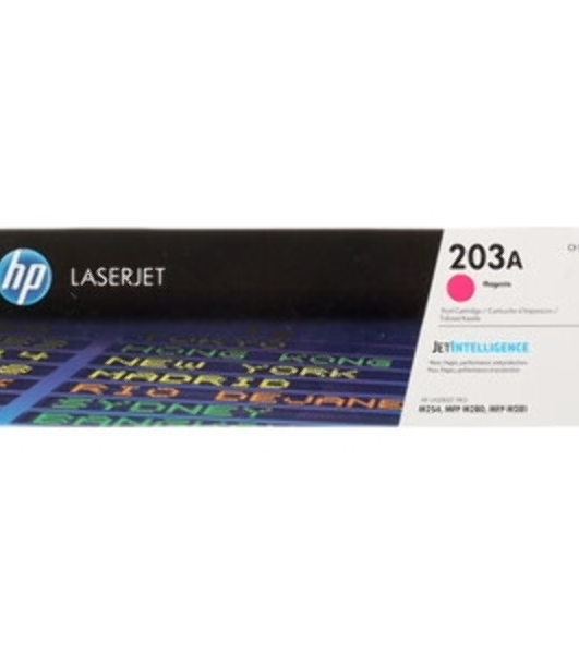 Картридж лазерный HP CF543A (HP 203A) пурпурный для HP LaserJet M254/M280/M281 1300 страниц.