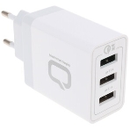 Сетевое зарядное устройство Qumo Quick Charge 3.0 3 USB (Charger 0019), 3 USB, 4.2A, 1 USB (QC 3.0, FCP, AFC) + 2 USB 2,1A, черный, фото4