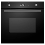 Духовой шкаф встраиваемый полноразмерный Evelux EO 650 PB, 60 см, 9 режимов, 70л, черное стекло, фото6