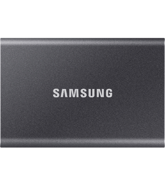 Внешний SSD Samsung T7, 1TB, USB 3.2 Gen 2 Type-C, R/W 1050/1000, серый