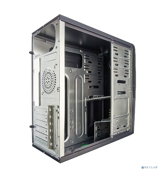Компьютерный корпус ExeGate EX280388RUS Miditower ExeGate CP-604 Black, ATX, (CP450W, 80мм), 2хUSB, Audio