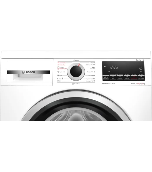 Стирально-сушильная машина Bosch WDS28460ME белый, загрузка фронтальная 8 кг, 1400 об/мин., класс: А