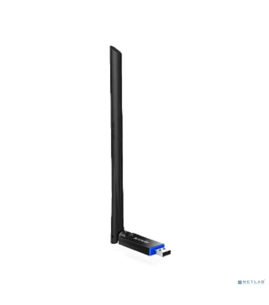 Двухдиапазонный Wi-Fi адаптер Tenda U11 Pro 2,4/5 ГГц, до 900 Мбит/с, передатчик 20 dBm, подключение USB 2.0, 1х6dBi