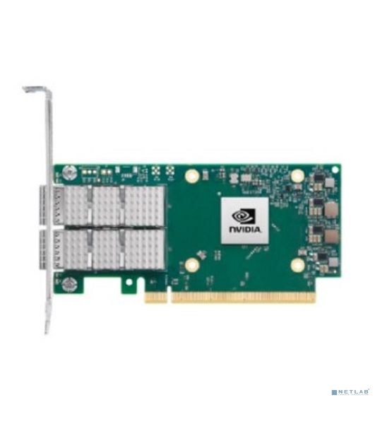 Сетевая карта ConnectX®-6 Dx EN adapter card, 100GbE, Dual-port QSFP56, PCIe 4.0 x16, Crypto and Secure Boot, Tall Bracket
