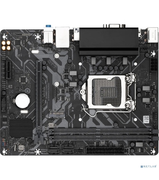 Материнская плата Maxsun Challenger B760M-F, LGA 1700, Intel B760, 2xDDR4, 3xSATA III, 2xM.2, 1xPCIe 4.0 x16, 1xHDMI, 1xVGA, 1xRJ-45 1Gb LAN, 2xUSB 3.2 Gen 1, 4xUSB 2.0, 3x3.5 мм, 5.1, mATX