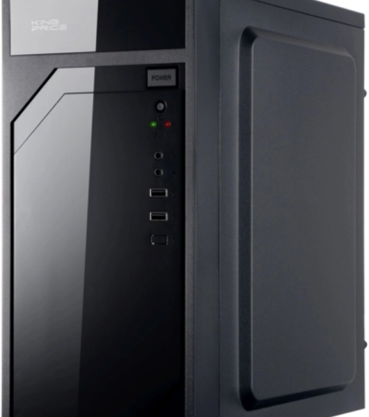 Компьютерный корпус KingPrice KPCC-MN208 черный без БП mATX 1x80мм 2x120мм 2xUSB 2.0 audio