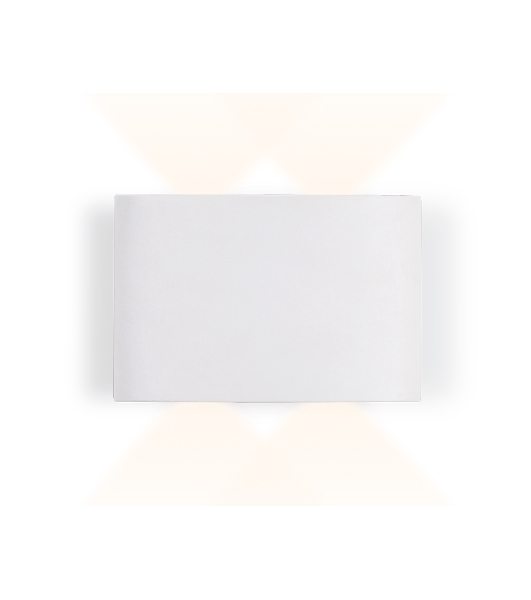 Настенный светодиодный светильник FW142 WH/S белый/песок LED 3000K 4W 120*80*40
